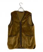 Barbourバブアー）の古着「ファーライナーベスト」｜カーキ