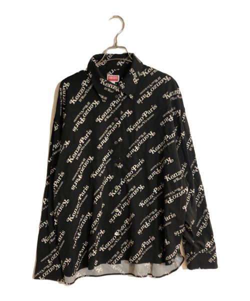KENZO（ケンゾー）KENZO (ケンゾー) ロゴシャツ ブラック サイズ:38の古着・服飾アイテム