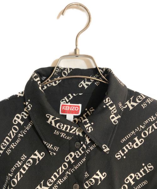 KENZO（ケンゾー）KENZO (ケンゾー) ロゴシャツ ブラック サイズ:38の古着・服飾アイテム