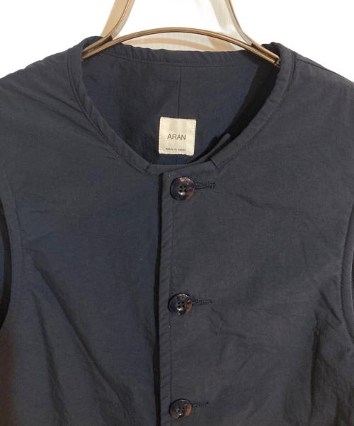 aran（アラン）Aran (アラン) VEST ネイビー サイズ:1の古着・服飾アイテム