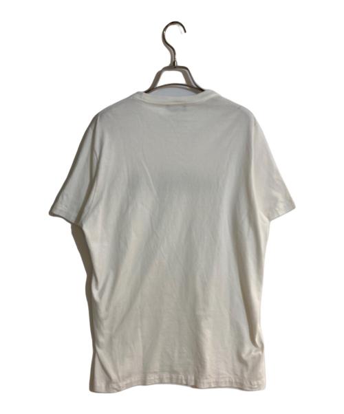 dunhill（ダンヒル）dunhill (ダンヒル) ロゴ刺繍Tシャツ ホワイト サイズ:Lの古着・服飾アイテム