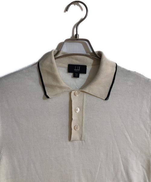 dunhill（ダンヒル）dunhill (ダンヒル) ポロシャツ ホワイト サイズ:Lの古着・服飾アイテム