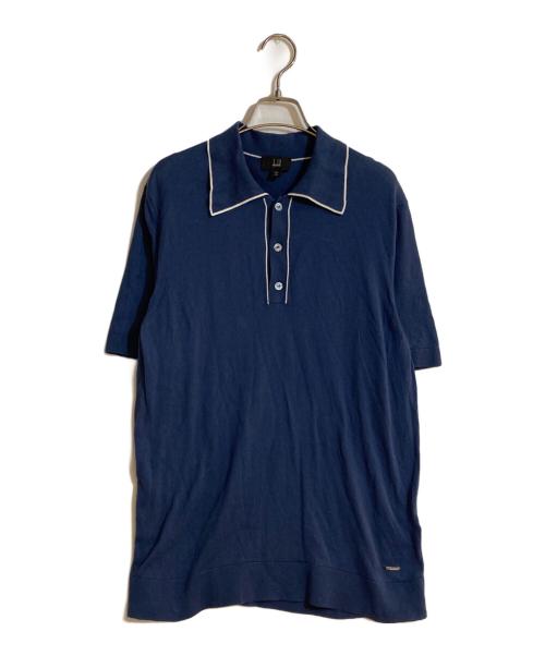 dunhill（ダンヒル）dunhill (ダンヒル) ポロシャツ ネイビー サイズ:Lの古着・服飾アイテム