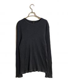 dunhill（ダンヒル）の古着「ウールシルクリブニット」｜ネイビー