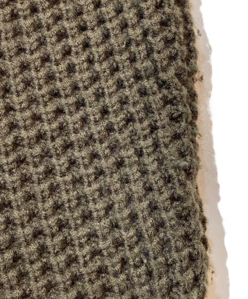 DIESEL（ディーゼル）DIESEL (ディーゼル) ナイロンコンビニットフーディ カーキ サイズ:Ｌの古着・服飾アイテム