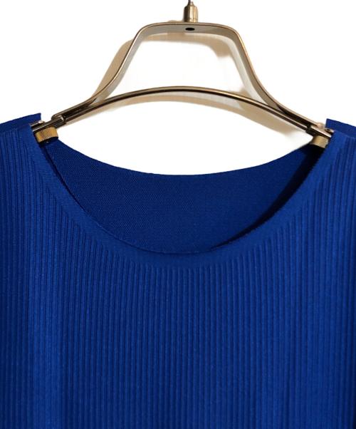 PLEATS PLEASE（プリーツプリーズ）PLEATS PLEASE (プリーツプリーズ) プリーツチュニック ブルー サイズ:FREEの古着・服飾アイテム