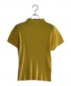 PLEATS PLEASEプリーツプリーズ）の古着「MIST APRIL プリーツトップス」｜イエロー