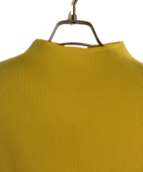 PLEATS PLEASE（プリーツプリーズ）PLEATS PLEASE (プリーツプリーズ) MIST APRIL プリーツトップス イエロー サイズ:3の古着・服飾アイテム