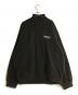 BALENCIAGA（バレンシアガ）の古着「23AW Oversized Logo Embroidered Fleece Jacket」｜ブラック