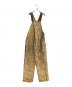 CarHartt（カーハート）の古着「ダック地オーバーオール」｜ブラウン