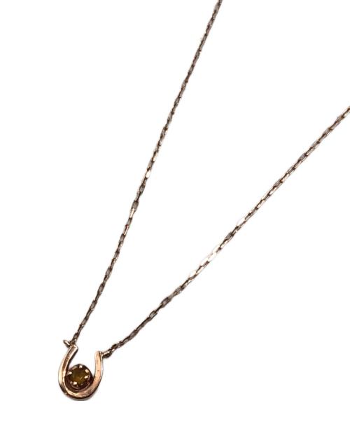 4℃（ヨンドシー）4℃ (ヨンドシー) 馬蹄モチーフ K10ネックレスの古着・服飾アイテム