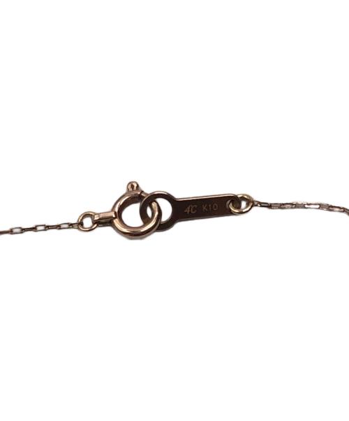 4℃（ヨンドシー）4℃ (ヨンドシー) 馬蹄モチーフ K10ネックレスの古着・服飾アイテム