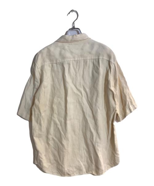 AURALEE（オーラリー）AURALEE (オーラリー) WASHI DUCK CANVAS HALF SLEEVED SHIRT/ワシ ダック キャンバス 半袖シャツ ベージュ サイズ:3の古着・服飾アイテム