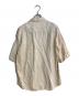 AURALEE (オーラリー) WASHI DUCK CANVAS HALF SLEEVED SHIRT/ワシ ダック キャンバス 半袖シャツ ベージュ サイズ:3：8000円