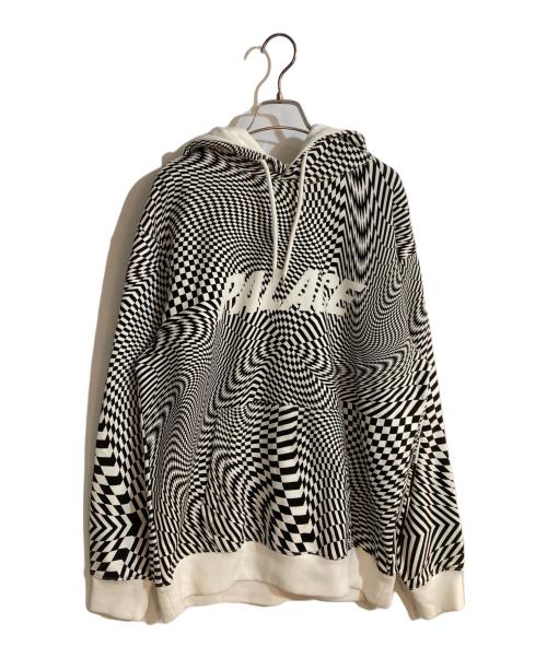 PALACE（パレス）PALACE (パレス) VERTIGO HOOD ホワイト×ブラック サイズ:Ｌの古着・服飾アイテム