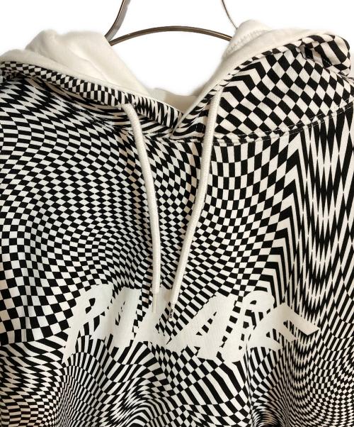 PALACE（パレス）PALACE (パレス) VERTIGO HOOD ホワイト×ブラック サイズ:Ｌの古着・服飾アイテム