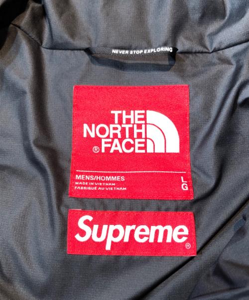 SUPREME（シュプリーム）SUPREME (シュプリーム) THE NORTH FACE (ザ ノース フェイス) 800-Fill Half Zip Hooded Pullover Times Square ブラック サイズ:Lの古着・服飾アイテム