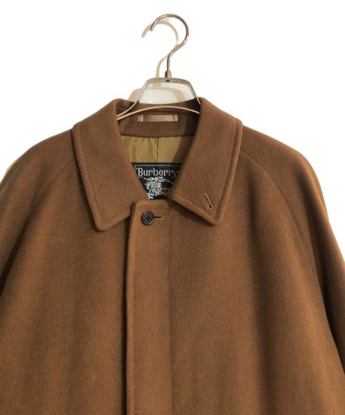 Burberry's（バーバリーズ）Burberry's (バーバリーズ) 比翼ステンカラーコート ブラウン サイズ:表記なしの古着・服飾アイテム