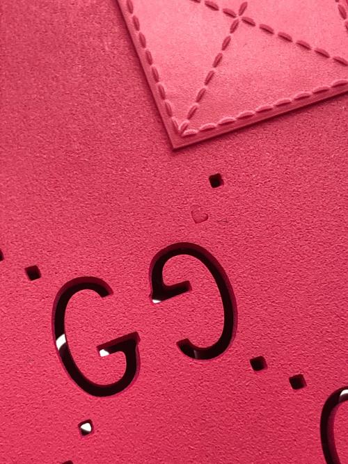 GUCCI（グッチ）GUCCI (グッチ) CHILDRENS GG トートバッグ ピンクの古着・服飾アイテム