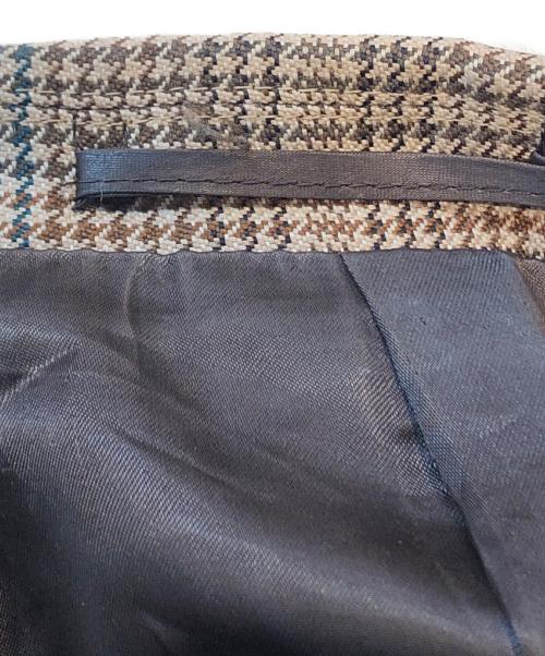 ESTNATION（エストネーション）ESTNATION (エストネーション) ギャバジンダブルブレストジャケット ブラウン サイズ:Sの古着・服飾アイテム