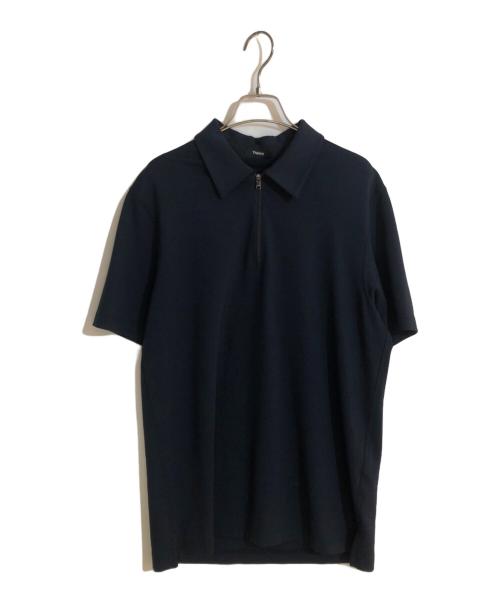 theory（セオリー）theory (セオリー) ポロシャツ ネイビー サイズ:Mの古着・服飾アイテム
