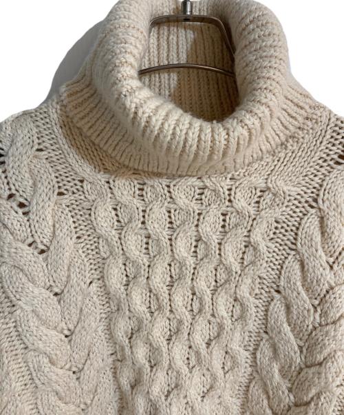 ISABEL MARANT ETOILE（イザベルマランエトワール）ISABEL MARANT ETOILE (イザベルマランエトワール) ケーブルタートルネックニット ベージュ サイズ:38の古着・服飾アイテム