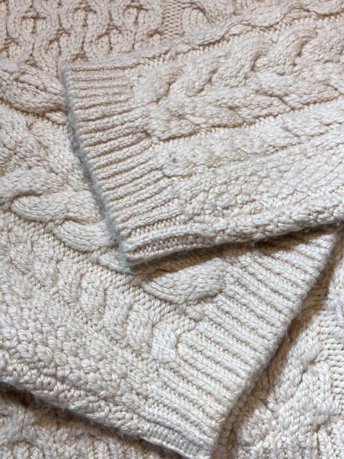 ISABEL MARANT ETOILE（イザベルマランエトワール）ISABEL MARANT ETOILE (イザベルマランエトワール) ケーブルタートルネックニット ベージュ サイズ:38の古着・服飾アイテム