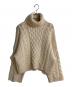ISABEL MARANT ETOILE（イザベルマランエトワール）の古着「ケーブルタートルネックニット」｜ベージュ