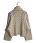 ISABEL MARANT ETOILE (イザベルマランエトワール) ケーブルタートルネックニット ベージュ サイズ:38：8000円