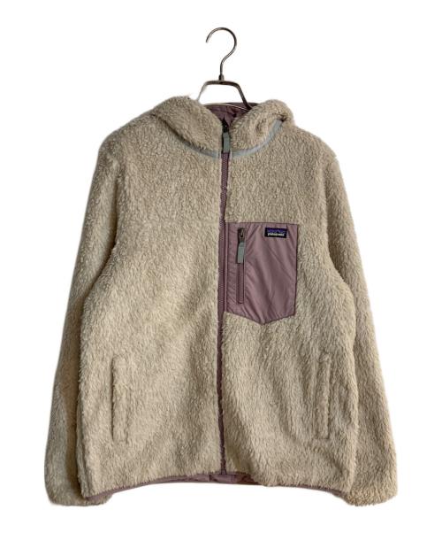 Patagonia（パタゴニア）Patagonia (パタゴニア) キッズ・リバーシブル・レディ・フレディ・フーディ ベージュ サイズ:XXLの古着・服飾アイテム