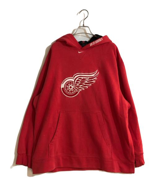 NIKE（ナイキ）NIKE (ナイキ) プルオーバーパーカー レッド サイズ:Lの古着・服飾アイテム