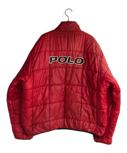 POLO SPORT（ポロスポーツ）POLO SPORT (ポロスポーツ) リバーシブルハーフジップジャケット ブラック サイズ:XLの古着・服飾アイテム