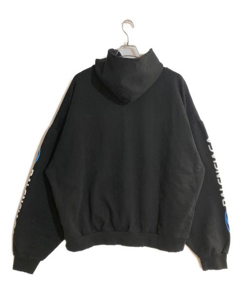 BALENCIAGA（バレンシアガ）BALENCIAGA (バレンシアガ) 24SS Surfer Maxi Hoodie ブラック サイズ:3の古着・服飾アイテム