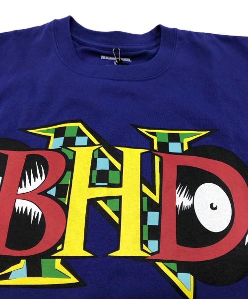 NEIGHBORHOOD（ネイバーフッド）NEIGHBORHOOD (ネイバーフッド) コットンTシャツ パープル サイズ:Lの古着・服飾アイテム