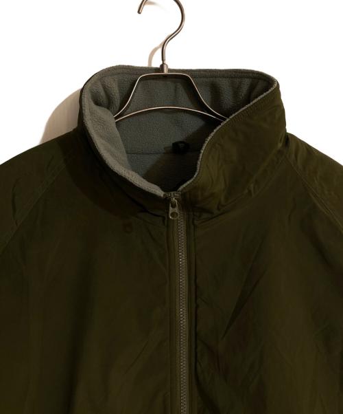 EVISTUB（エヴィスタブ）evistub (エヴィスタブ) ルーズフィットフリースジャケット グリーン サイズ:Sの古着・服飾アイテム