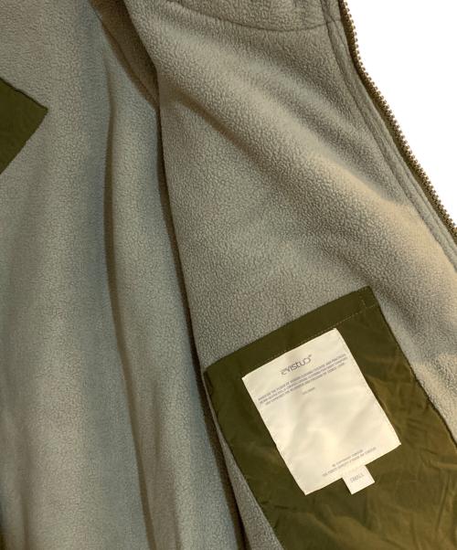 EVISTUB（エヴィスタブ）evistub (エヴィスタブ) ルーズフィットフリースジャケット グリーン サイズ:Sの古着・服飾アイテム