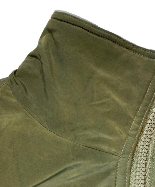 EVISTUB（エヴィスタブ）evistub (エヴィスタブ) ルーズフィットフリースジャケット グリーン サイズ:Sの古着・服飾アイテム