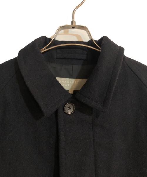 MARGARET HOWELL（マーガレットハウエル）MARGARET HOWELL (マーガレットハウエル) ウールステンカラーコート ネイビー サイズ:Lの古着・服飾アイテム