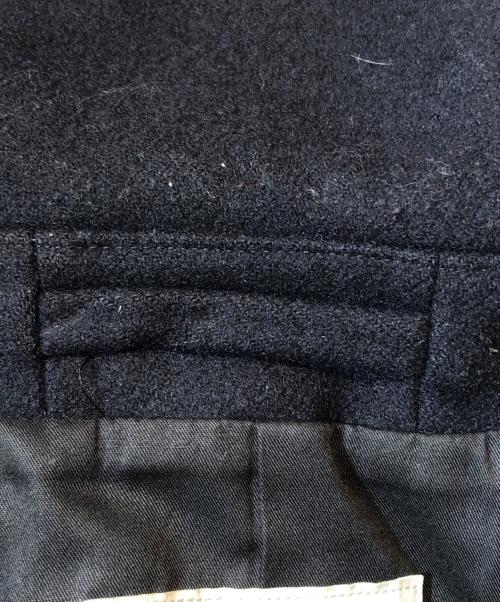 MARGARET HOWELL（マーガレットハウエル）MARGARET HOWELL (マーガレットハウエル) ウールステンカラーコート ネイビー サイズ:Lの古着・服飾アイテム