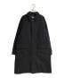 MARGARET HOWELL（マーガレットハウエル）の古着「ウールステンカラーコート」｜ネイビー
