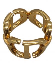Christian Dior（クリスチャン ディオール）の古着「30 Montaigne Ring In Metallic/30モンテーニュリングインメタリック」｜ゴールド