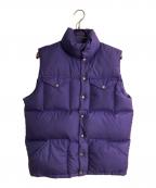 THE NORTH FACEザ ノース フェイス）の古着「ハイネックダウンベスト」｜パープル