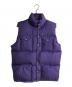 THE NORTH FACE（ザ ノース フェイス）の古着「ハイネックダウンベスト」｜パープル