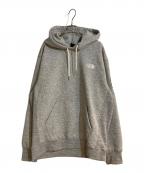 THE NORTH FACEザ ノース フェイス）の古着「スクエアロゴフーディ」｜グレー