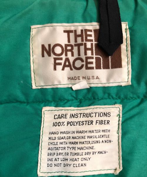 THE NORTH FACE（ザ ノース フェイス）THE NORTH FACE (ザ ノース フェイス) 中綿ベスト グリーン サイズ:Ｌの古着・服飾アイテム