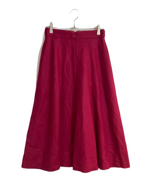 ANAYI（アナイ）ANAYI (アナイ) ストレッチボタニーベルトバックル スカート ピンク サイズ:36の古着・服飾アイテム