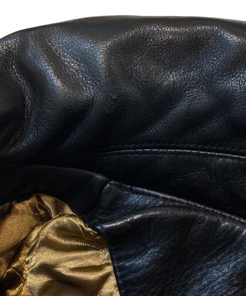 MARC NEW YORK（マークニューヨーク）MARC NEW YORK (マークニューヨーク) レザーカーコート ブラック サイズ:Ｌの古着・服飾アイテム