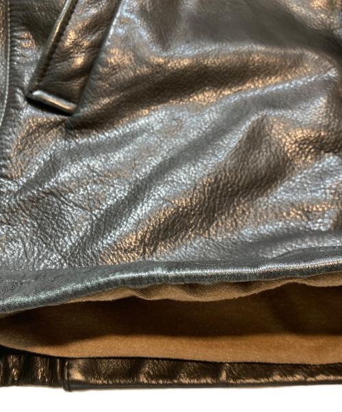 MARC NEW YORK（マークニューヨーク）MARC NEW YORK (マークニューヨーク) レザーカーコート ブラック サイズ:Ｌの古着・服飾アイテム