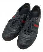 GUCCIグッチ）の古着「ローカットスニーカー」｜ブラック