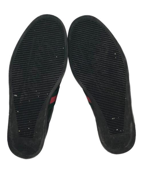 GUCCI（グッチ）GUCCI (グッチ) ローカットスニーカー ブラック サイズ:9の古着・服飾アイテム